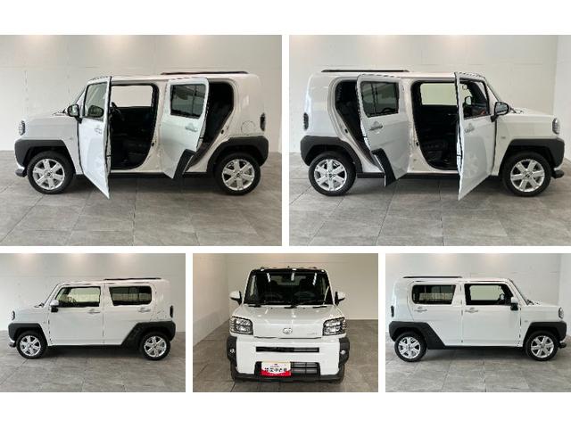 タフトＧ　届出済未使用車　前席シートヒーター追突被害軽減ブレーキ　スマアシ　コーナーセンサー　ＬＥＤ　スマートキー　前席シートヒーター　スカイフィールトップ　ナビ取付時用バックカメラ（滋賀県）の中古車