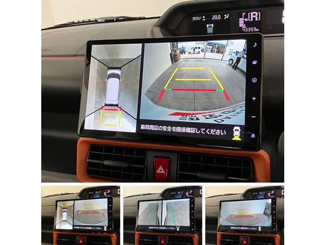タントファンクロスターボ　１０型ナビ　パノラマカメラ　ドラレコ追突被害軽減ブレーキ　スマアシ　コーナーセンサー　ＬＥＤ　スマートキー　両側パワスラ　シートヒーター　１０インチフルセグナビ　ＤＶＤ　Ｂｌｕｅｔｏｏｔｈ　ＵＳＢ　パノラマカメラ　ナビ連動前後ドラレコ（滋賀県）の中古車