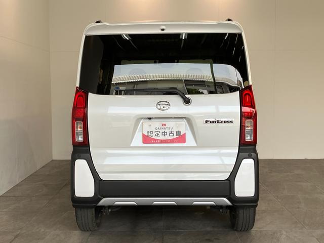 タントファンクロスターボ　１０型ナビ　パノラマカメラ　ドラレコ追突被害軽減ブレーキ　スマアシ　コーナーセンサー　ＬＥＤ　スマートキー　両側パワスラ　シートヒーター　１０インチフルセグナビ　ＤＶＤ　Ｂｌｕｅｔｏｏｔｈ　ＵＳＢ　パノラマカメラ　ナビ連動前後ドラレコ（滋賀県）の中古車