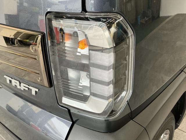 タフトＧダーククロムベンチャー　届出済未使用車　前席シートヒーター追突被害軽減ブレーキ　スマアシ　コーナーセンサー　ＬＥＤ　スマートキー　前席シートヒーター　オートエアコン　ナビ取付時用バックカメラ（滋賀県）の中古車
