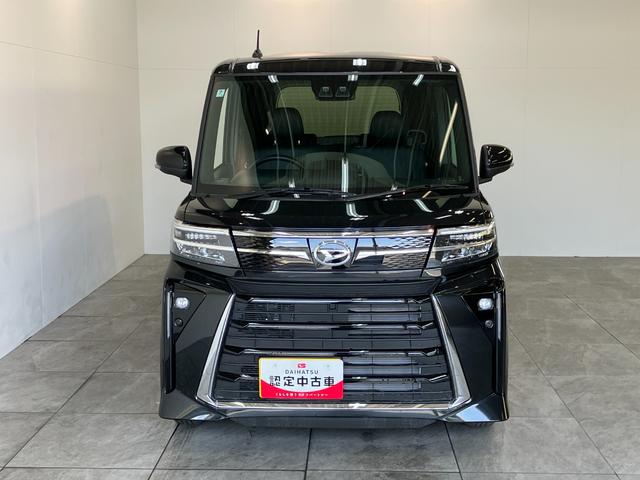 タントカスタムＸ　届出済未使用車　両側電動スライドドア追突被害軽減ブレーキ　スマアシ　コーナーセンサー　ＬＥＤ　スマートキー　両側電動スライドドア　前席シートヒーター　オートエアコン　ナビ取付時用バックカメラ（滋賀県）の中古車