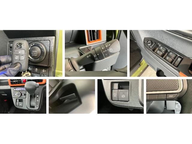 タントファンクロス　両側電動スライドドア　ＬＥＤ　届出済未使用車追突被害軽減ブレーキ　スマアシ　コーナーセンサー　ＬＥＤ　スマートキー　両側電動スライドドア　前席シートヒーター　オートエアコン　ナビ取付時用バックカメラ（滋賀県）の中古車