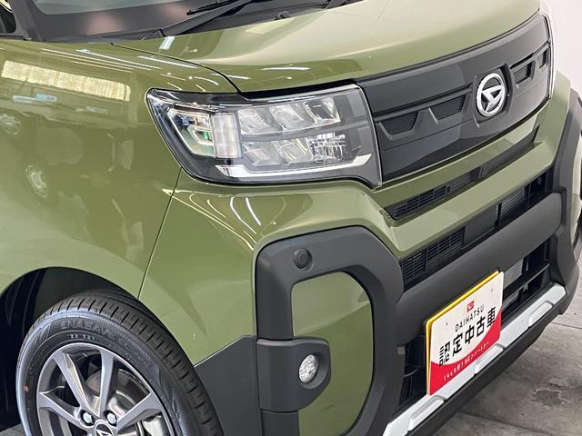 タントファンクロス　両側電動スライドドア　ＬＥＤ　届出済未使用車追突被害軽減ブレーキ　スマアシ　コーナーセンサー　ＬＥＤ　スマートキー　両側電動スライドドア　前席シートヒーター　オートエアコン　ナビ取付時用バックカメラ（滋賀県）の中古車