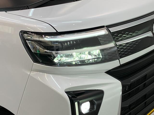 タントカスタムＲＳ　届出済未使用車　両側電動スライドドア追突被害軽減ブレーキ　スマアシ　コーナーセンサー　ＬＥＤ　スマートキー　両側電動スライドドア　前席シートヒーター　　ナビ取付時用バックカメラ（滋賀県）の中古車