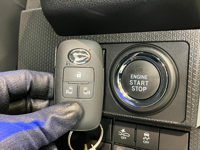 タントカスタムＲＳ　届出済未使用車　両側電動スライドドア追突被害軽減ブレーキ　スマアシ　コーナーセンサー　ＬＥＤ　スマートキー　両側電動スライドドア　前席シートヒーター　　ナビ取付時用バックカメラ（滋賀県）の中古車
