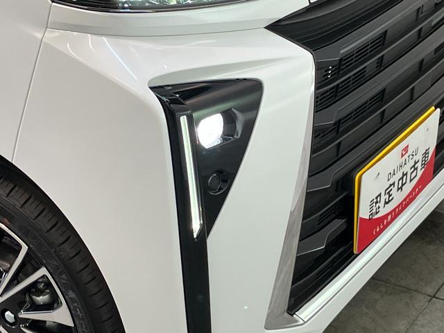 タントカスタムＲＳ　届出済未使用車　両側電動スライドドア追突被害軽減ブレーキ　スマアシ　コーナーセンサー　ＬＥＤ　スマートキー　両側電動スライドドア　前席シートヒーター　　ナビ取付時用バックカメラ（滋賀県）の中古車
