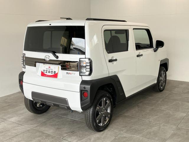 タフトＧターボ　ダーククロムベンチャー　４ＷＤ　届出済未使用車追突被害軽減ブレーキ　スマアシ　コーナーセンサー　ＬＥＤ　スマートキー　レーダークルーズコントロール　前席シートヒーター　オートエアコン　スカイフィールトップ　ナビ取付時用バックカメラ（滋賀県）の中古車