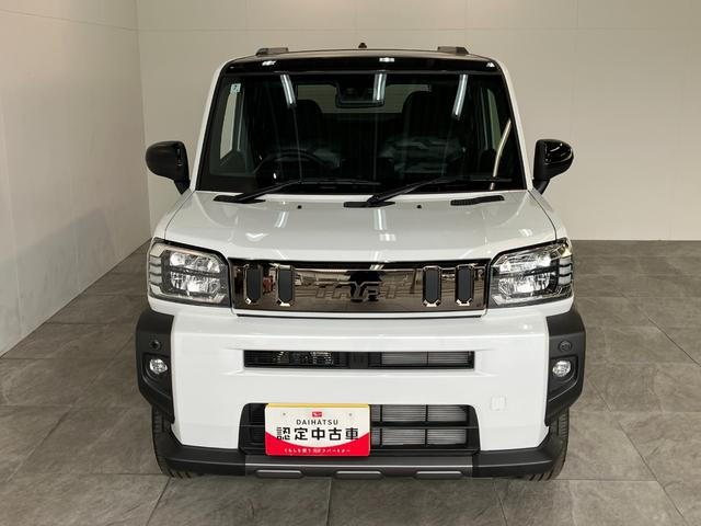 タフトＧターボ　ダーククロムベンチャー　４ＷＤ　届出済未使用車追突被害軽減ブレーキ　スマアシ　コーナーセンサー　ＬＥＤ　スマートキー　レーダークルーズコントロール　前席シートヒーター　オートエアコン　スカイフィールトップ　ナビ取付時用バックカメラ（滋賀県）の中古車