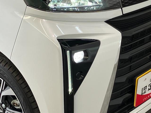 タントカスタムＸ　届出済未使用車　両側電動スライドドア追突被害軽減ブレーキ　スマアシ　コーナーセンサー　ＬＥＤ　スマートキー　両側電動スライドドア　前席シートヒーター　オートエアコン　ナビ取付時用バックカメラ（滋賀県）の中古車