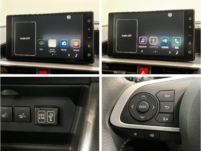 ライズＺ　９型ディスプレイオーディオ　バックカメラ　車検整備付追突被害軽減ブレーキ　コーナーセンサー　ＬＥＤ　スマートキー　レーダークルーズコントロール　前席シートヒーター　９インチディスプレイオーディオ　ＴＶ　Ｂｌｕｅｔｏｏｔｈ　ＵＳＢ　バックカメラ　ＥＴＣ（滋賀県）の中古車
