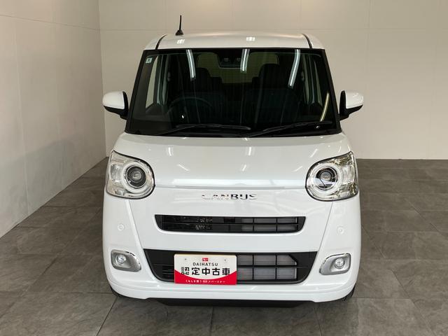 ムーヴキャンバスセオリーＧ　届出済未使用車　両側電動スライドドア追突被害軽減ブレーキ　スマアシ　コーナーセンサー　ＬＥＤ　スマートキー　両側電動スライドドア　前席シートヒーター　オートエアコン　ナビ取付時用バックカメラ（滋賀県）の中古車