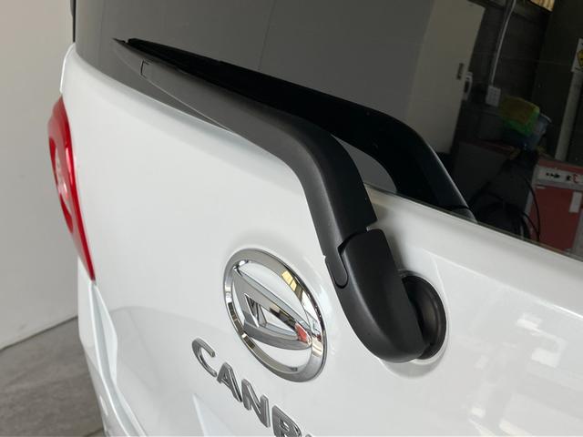 ムーヴキャンバスセオリーＧ　届出済未使用車　両側電動スライドドア追突被害軽減ブレーキ　スマアシ　コーナーセンサー　ＬＥＤ　スマートキー　両側電動スライドドア　前席シートヒーター　オートエアコン　ナビ取付時用バックカメラ（滋賀県）の中古車