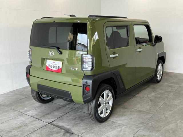 タフトＧ　届出済未使用車　前席シートヒーター追突被害軽減ブレーキ　スマアシ　コーナーセンサー　ＬＥＤ　スマートキー　前席シートヒーター　オートエアコン　ナビ取付時用バックカメラ（滋賀県）の中古車
