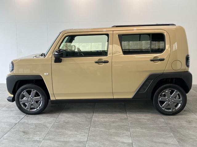 タフトＧダーククロムベンチャー　届出済未使用車　前席シートヒーター追突被害軽減ブレーキ　スマアシ　コーナーセンサー　ＬＥＤ　スマートキー　オートエアコン　前席シートヒーター　ナビ取付時用バックカメラ（滋賀県）の中古車