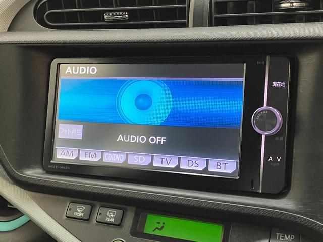 アクアＳ　スマートキー　フルセグナビ　バックカメラ　車検整備付スマートキー　オートエアコン　フルセグナビ　ＤＶＤ　Ｂｌｕｅｔｏｏｔｈ　バックカメラ　ドラレコ　ＥＴＣ車載器（滋賀県）の中古車