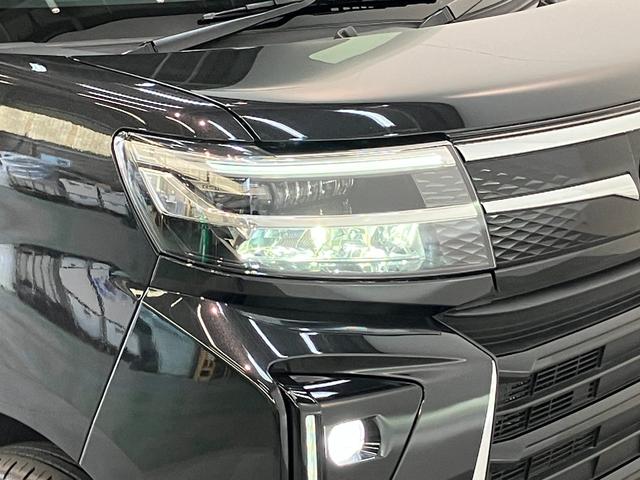 タントカスタムＸ　届出済未使用車　両側電動スライドドア追突被害軽減ブレーキ　スマアシ　コーナーセンサー　ＬＥＤ　スマートキー　両側電動スライドドア　前席シートヒーター　オートエアコン　ナビ取付時用バックカメラ（滋賀県）の中古車