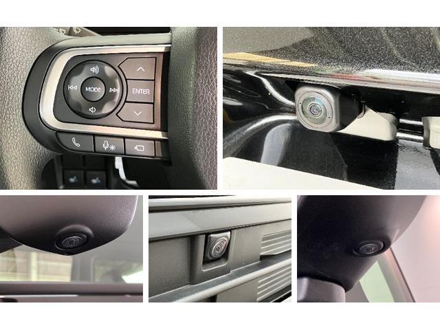 タントカスタムＸ　届出済未使用車　両側電動スライドドア追突被害軽減ブレーキ　スマアシ　コーナーセンサー　ＬＥＤ　スマートキー　両側電動スライドドア　前席シートヒーター　オートエアコン　ナビ取付時用バックカメラ（滋賀県）の中古車