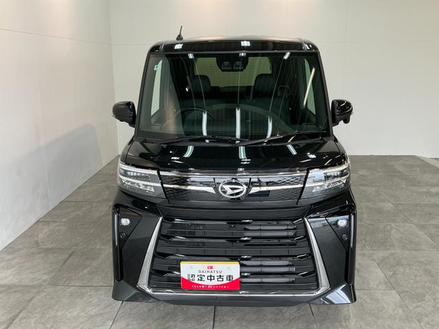 タントカスタムＸ　届出済未使用車　両側電動スライドドア追突被害軽減ブレーキ　スマアシ　コーナーセンサー　ＬＥＤ　スマートキー　両側電動スライドドア　前席シートヒーター　オートエアコン　ナビ取付時用バックカメラ（滋賀県）の中古車