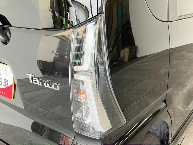 タントカスタムＸ　届出済未使用車　両側電動スライドドア追突被害軽減ブレーキ　スマアシ　コーナーセンサー　ＬＥＤ　スマートキー　両側電動スライドドア　前席シートヒーター　オートエアコン　ナビ取付時用バックカメラ（滋賀県）の中古車