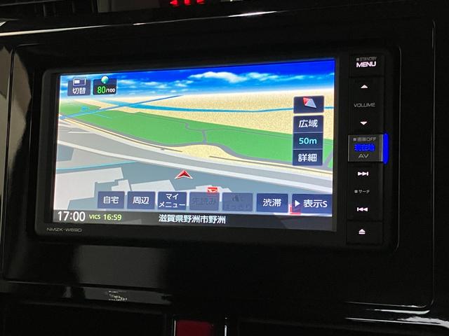 トールカスタムＧターボＳＡ３　フルセグナビ　バックカメラ追突被害軽減ブレーキ　スマアシ３　コーナーセンサー　ＬＥＤ　スマートキー　クルーズコントロール　両側電動スライドドア　フルセグナビ　ＤＶＤ　Ｂｌｕｅｔｏｏｔｈ　ＵＳＢ　バックカメラ　前後ドラレコ（滋賀県）の中古車