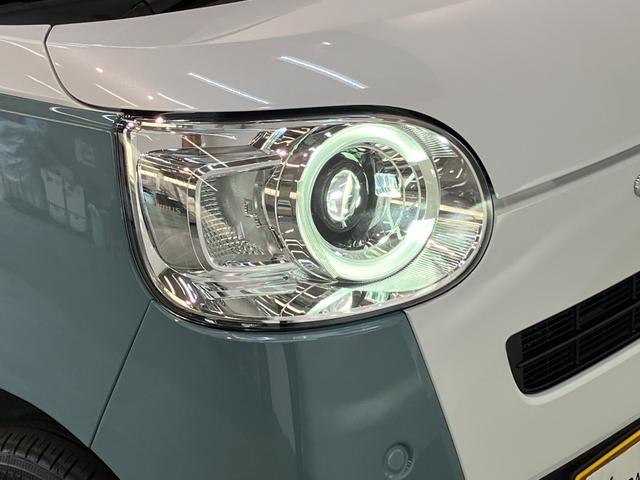 ムーヴキャンバスストライプスＧ　届出済未使用車　両側電動スライドドア追突被害軽減ブレーキ　スマアシ　コーナーセンサー　ＬＥＤ　スマートキー　両側電動スライドドア　前席シートヒーター　ナビ取付時用バックカメラ（滋賀県）の中古車