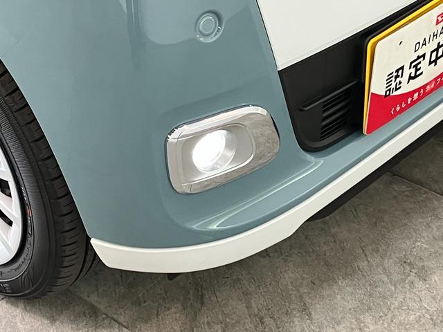 ムーヴキャンバスストライプスＧ　届出済未使用車　両側電動スライドドア追突被害軽減ブレーキ　スマアシ　コーナーセンサー　ＬＥＤ　スマートキー　両側電動スライドドア　前席シートヒーター　ナビ取付時用バックカメラ（滋賀県）の中古車