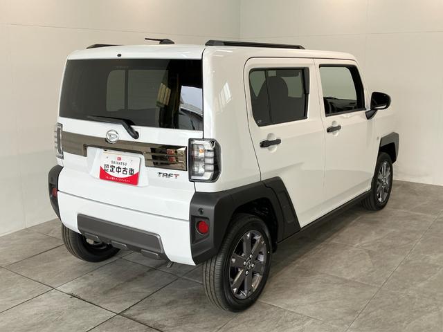 タフトＧダーククロムベンチャー　届出済未使用車　前席シートヒーター追突被害軽減ブレーキ　スマアシ　コーナーセンサー　ＬＥＤ　スマートキー　オートエアコン　前席シートヒーター　ナビ取付時用バックカメラ（滋賀県）の中古車