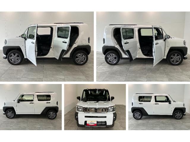 タフトＧダーククロムベンチャー　届出済未使用車　前席シートヒーター追突被害軽減ブレーキ　スマアシ　コーナーセンサー　ＬＥＤ　スマートキー　オートエアコン　前席シートヒーター　ナビ取付時用バックカメラ（滋賀県）の中古車