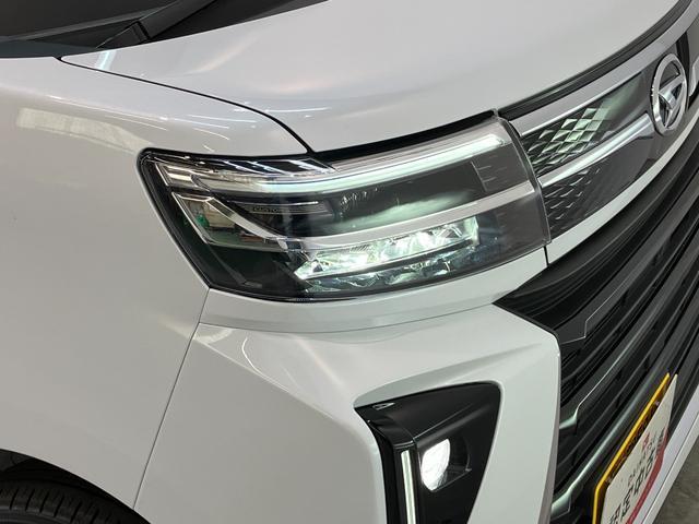 タントカスタムＸ　届出済未使用車　両側電動スライドドア追突被害軽減ブレーキ　スマアシ　コーナーセンサー　ＬＥＤ　スマートキー　両側電動スライドドア　前席シートヒーター　オートエアコン　ナビ取付時用バックカメラ（滋賀県）の中古車