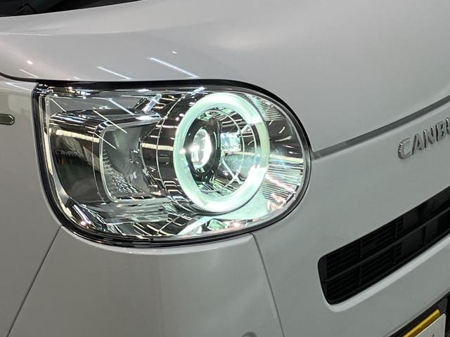 ムーヴキャンバスセオリーＧ　届出済未使用車　両側電動スライドドア追突被害軽減ブレーキ　スマアシ　コーナーセンサー　ＬＥＤ　スマートキー　両側電動スライドドア　前席シートヒーター　オートエアコン　ナビ取付時用バックカメラ（滋賀県）の中古車