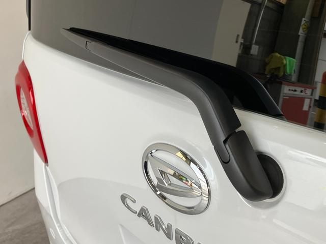 ムーヴキャンバスセオリーＧ　届出済未使用車　両側電動スライドドア追突被害軽減ブレーキ　スマアシ　コーナーセンサー　ＬＥＤ　スマートキー　両側電動スライドドア　前席シートヒーター　オートエアコン　ナビ取付時用バックカメラ（滋賀県）の中古車
