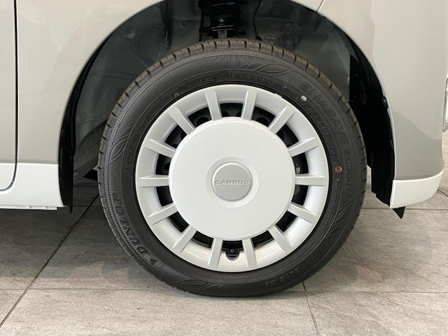 ムーヴキャンバスストライプスＧ　届出済未使用車　両側電動スライドドア追突被害軽減ブレーキ　スマアシ　コーナーセンサー　ＬＥＤ　スマートキー　両側電動スライドドア　前席シートヒーター　ナビ取付時用バックカメラ（滋賀県）の中古車
