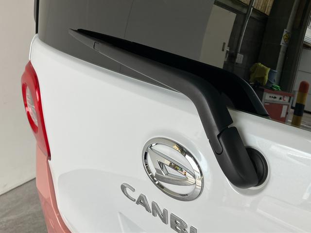 ムーヴキャンバスストライプスＧ　両側電動スライドドア　前席シートヒーター追突被害軽減ブレーキ　スマアシ　コーナーセンサー　ＬＥＤ　スマートキー　両側電動スライドドア　前席シートヒーター　ＣＤステレオ　ナビ取付時用バックカメラ（滋賀県）の中古車