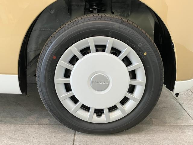 ムーヴキャンバスストライプスＧ　届出済未使用車　両側電動スライドドア追突被害軽減ブレーキ　スマアシ　コーナーセンサー　ＬＥＤ　スマートキー　両側電動スライドドア　前席シートヒーター　ナビ取付時用バックカメラ（滋賀県）の中古車