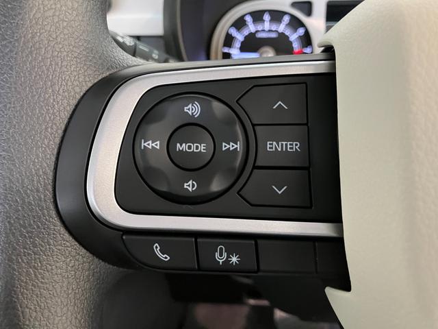 ムーヴキャンバスストライプスＧ　届出済未使用車　両側電動スライドドア追突被害軽減ブレーキ　スマアシ　コーナーセンサー　ＬＥＤ　スマートキー　両側電動スライドドア　前席シートヒーター　ナビ取付時用バックカメラ（滋賀県）の中古車