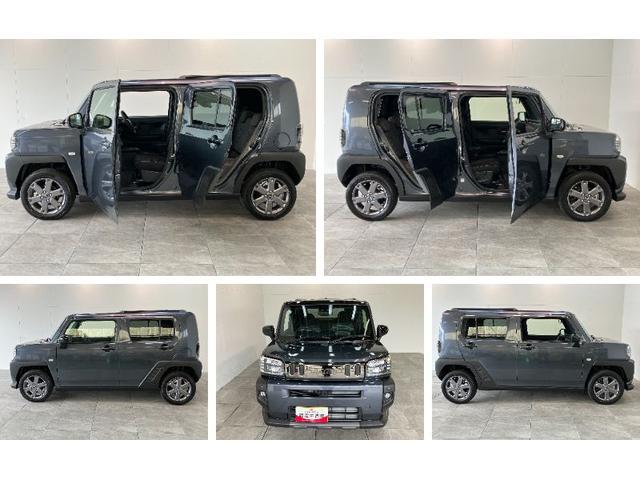 タフトＧダーククロムベンチャー　届出済未使用車　前席シートヒーター追突被害軽減ブレーキ　スマアシ　コーナーセンサー　ＬＥＤ　スマートキー　オートエアコン　前席シートヒーター　ナビ取付時用バックカメラ（滋賀県）の中古車