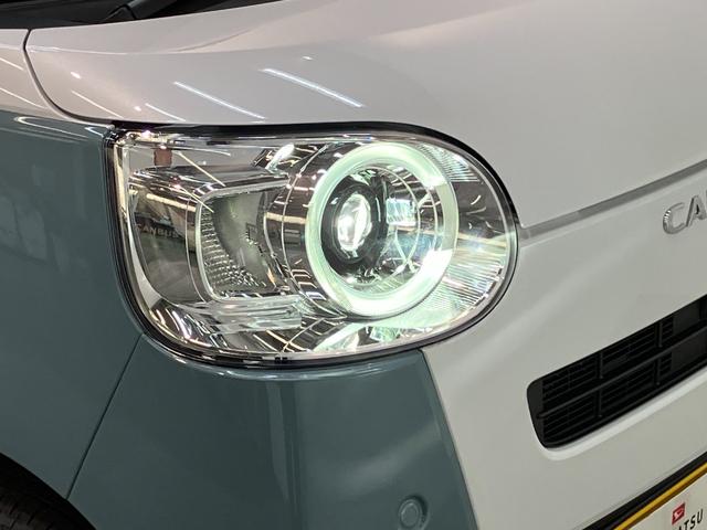 ムーヴキャンバスストライプスＧ　届出済未使用車　両側電動スライドドア追突被害軽減ブレーキ　スマアシ　コーナーセンサー　ＬＥＤ　スマートキー　両側電動スライドドア　前席シートヒーター　ナビ取付時用バックカメラ（滋賀県）の中古車