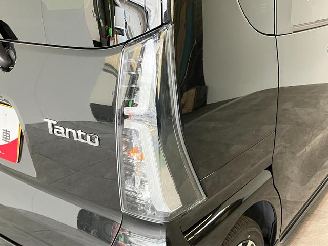 タントカスタムＲＳ　届出済未使用車　両側電動スライドドア追突被害軽減ブレーキ　スマアシ　コーナーセンサー　ＬＥＤ　スマートキー　両側電動スライドドア　前席シートヒーター　オートエアコン　ナビ取付時用バックカメラ（滋賀県）の中古車