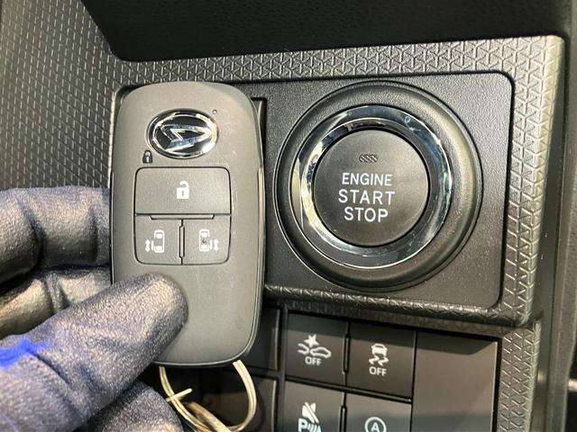 タントカスタムＲＳ　届出済未使用車　両側電動スライドドア追突被害軽減ブレーキ　スマアシ　コーナーセンサー　ＬＥＤ　スマートキー　両側電動スライドドア　前席シートヒーター　オートエアコン　ナビ取付時用バックカメラ（滋賀県）の中古車