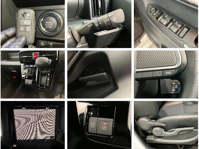 タントカスタムＸ　届出済未使用車　両側電動スライドドア追突被害軽減ブレーキ　スマアシ　コーナーセンサー　ＬＥＤ　スマートキー　両側電動スライドドア　前席シートヒーター　オートエアコン　ナビ取付時用バックカメラ（滋賀県）の中古車