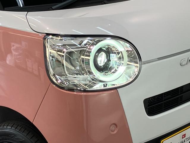ムーヴキャンバスストライプスＧ　届出済未使用車　両側電動スライドドア追突被害軽減ブレーキ　スマアシ　コーナーセンサー　ＬＥＤ　スマートキー　両側電動スライドドア　前席シートヒーター　ナビ取付時用バックカメラ（滋賀県）の中古車