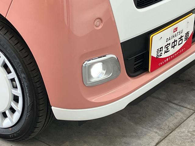 ムーヴキャンバスストライプスＧ　届出済未使用車　両側電動スライドドア追突被害軽減ブレーキ　スマアシ　コーナーセンサー　ＬＥＤ　スマートキー　両側電動スライドドア　前席シートヒーター　ナビ取付時用バックカメラ（滋賀県）の中古車