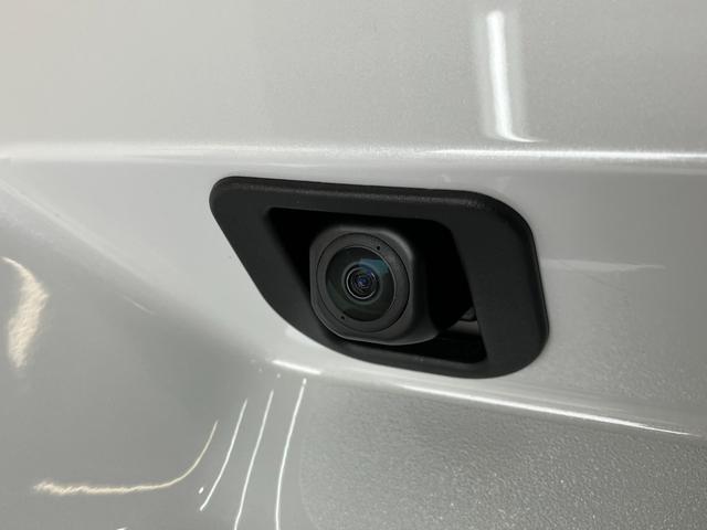 ムーヴキャンバスストライプスＧ　届出済未使用車　両側電動スライドドア追突被害軽減ブレーキ　スマアシ　コーナーセンサー　ＬＥＤ　スマートキー　両側電動スライドドア　前席シートヒーター　ナビ取付時用バックカメラ（滋賀県）の中古車
