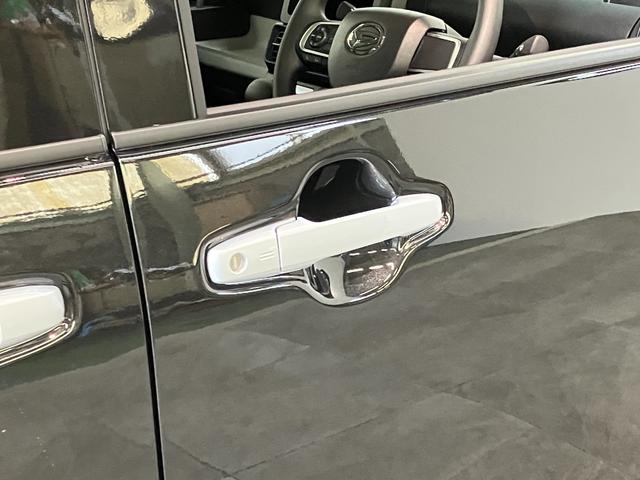 タントＸ　届出済未使用車　左側電動スライドドア　前席シートヒーター追突被害軽減ブレーキ　スマアシ　コーナーセンサー　ＬＥＤ　スマートキー　左側電動スライドドア　前席シートヒーター　ベンチシート　オートエアコン　ナビ取付時用バックカメラ（滋賀県）の中古車