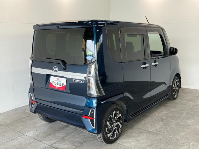 タントカスタムＸセレクション　フナビ　バックカメラ　車検整備付追突被害軽減ブレーキ　スマアシ　コーナーセンサー　ＬＥＤ　スマートキー　両側電動スライドドア　前席シートヒーター　フルセグナビ　ＤＶＤ　Ｂｌｕｅｔｏｏｔｈ　ＵＳＢ　バックカメラ（滋賀県）の中古車