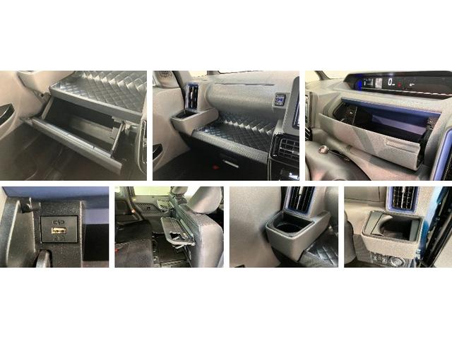 タントカスタムＸセレクション　フナビ　バックカメラ　車検整備付追突被害軽減ブレーキ　スマアシ　コーナーセンサー　ＬＥＤ　スマートキー　両側電動スライドドア　前席シートヒーター　フルセグナビ　ＤＶＤ　Ｂｌｕｅｔｏｏｔｈ　ＵＳＢ　バックカメラ（滋賀県）の中古車