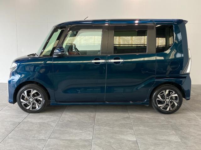 タントカスタムＸセレクション　フナビ　バックカメラ　車検整備付追突被害軽減ブレーキ　スマアシ　コーナーセンサー　ＬＥＤ　スマートキー　両側電動スライドドア　前席シートヒーター　フルセグナビ　ＤＶＤ　Ｂｌｕｅｔｏｏｔｈ　ＵＳＢ　バックカメラ（滋賀県）の中古車