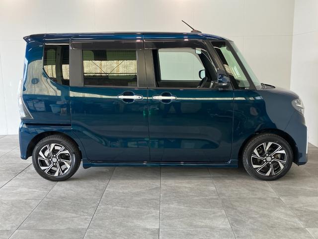 タントカスタムＸセレクション　フナビ　バックカメラ　車検整備付追突被害軽減ブレーキ　スマアシ　コーナーセンサー　ＬＥＤ　スマートキー　両側電動スライドドア　前席シートヒーター　フルセグナビ　ＤＶＤ　Ｂｌｕｅｔｏｏｔｈ　ＵＳＢ　バックカメラ（滋賀県）の中古車