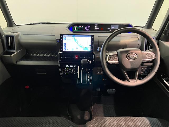 タントカスタムＲＳセレクション　９型ナビ　Ｂカメラ　クルコン追突被害軽減ブレーキ　コーナーセンサー　ＬＥＤ　両側電動スライドドア　レーダークルーズコントロール　前席シートヒーター　９インチフルセグナビ　ＤＶＤ　Ｂｌｕｅｔｏｏｔｈ　ＵＳＢ　バックカメラ（滋賀県）の中古車