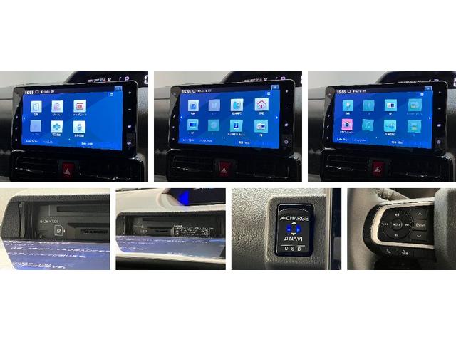 タントカスタムＲＳセレクション　９型ナビ　Ｂカメラ　クルコン追突被害軽減ブレーキ　コーナーセンサー　ＬＥＤ　両側電動スライドドア　レーダークルーズコントロール　前席シートヒーター　９インチフルセグナビ　ＤＶＤ　Ｂｌｕｅｔｏｏｔｈ　ＵＳＢ　バックカメラ（滋賀県）の中古車